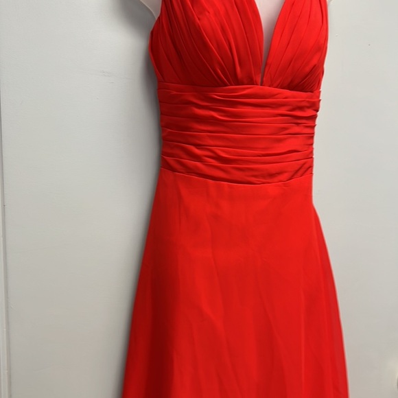 Hebeos Women’s Red Prom/Party Dress - Picture 3 of 6